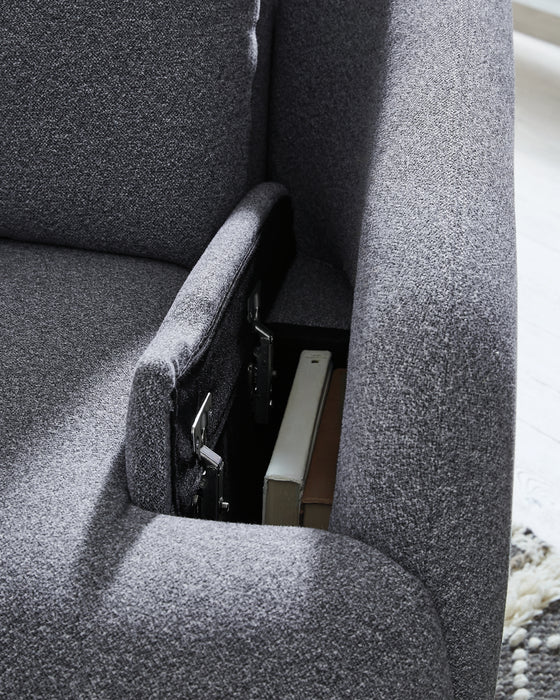 Alainmont Next-Gen Nuvella Swivel Power Recliner