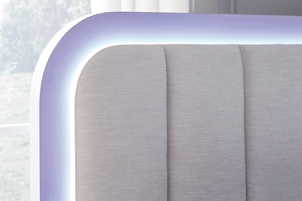 Jarlee  Upholstered Panel Bed