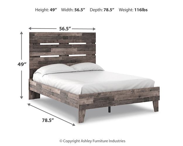 Ashley Express - Neilsville  Panel Platform Bed