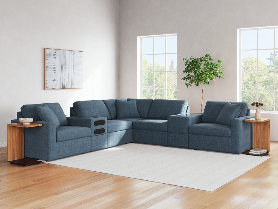 Modmax 7-Piece Balanced Sectional with Audio and Storage Consoles