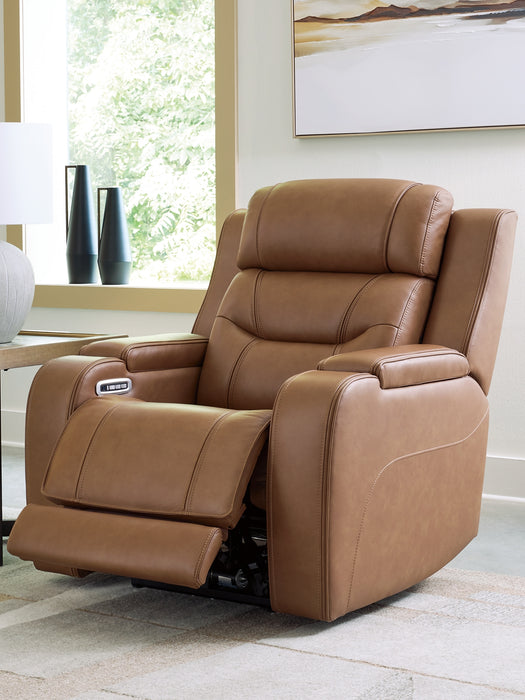 Knightington Power Recliner w/Audio Seating
