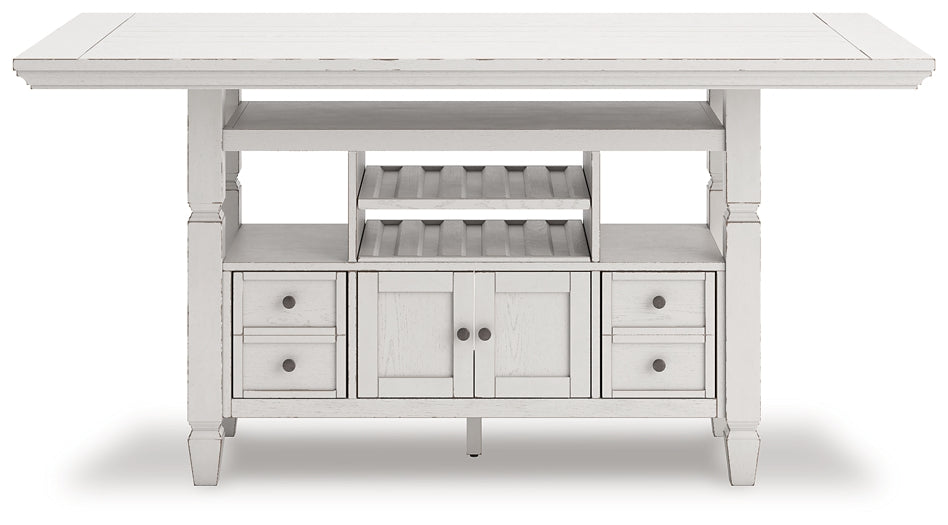 Robbinsdale Counter Height Dining Table and 6 Barstools