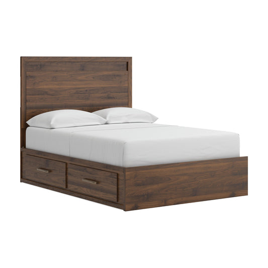 Ashley Express - Janfyn Full Panel Bed with 2 Sided Storage