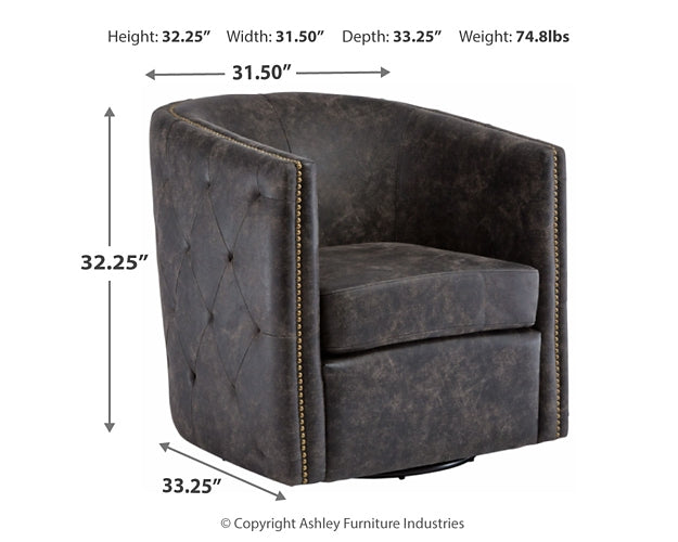 Ashley Express - Brentlow Swivel Accent Chair