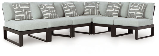 Ashley Express - Beachloft 6-Piece Outdoor Sectional