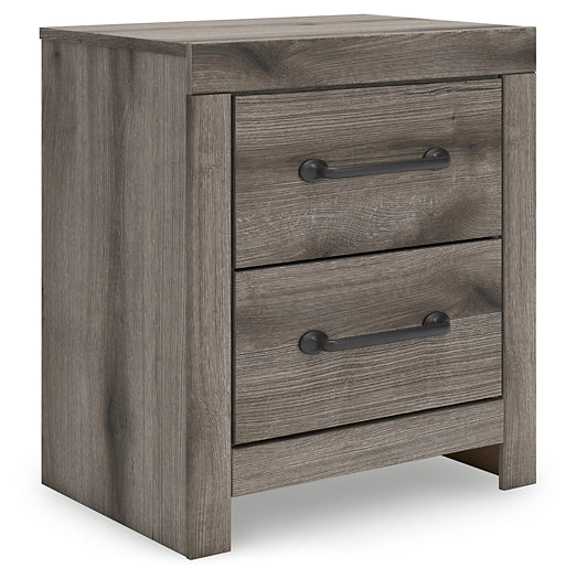 Graystorm Twin Panel Bed with Mirrored Dresser, Chest and Nightstand