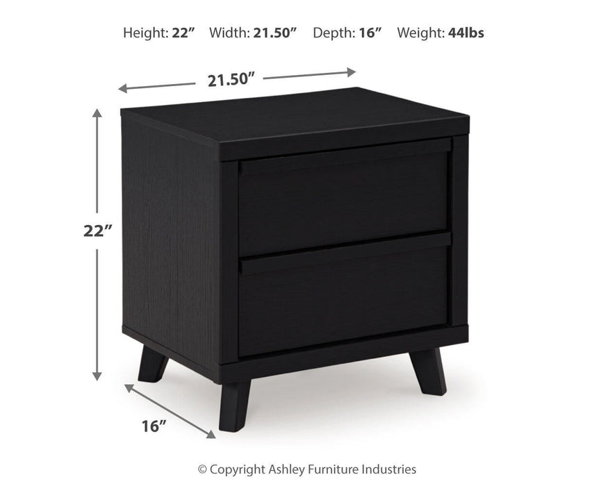 Danziar King Panel Bed, Dresser, Mirror and Nightstand