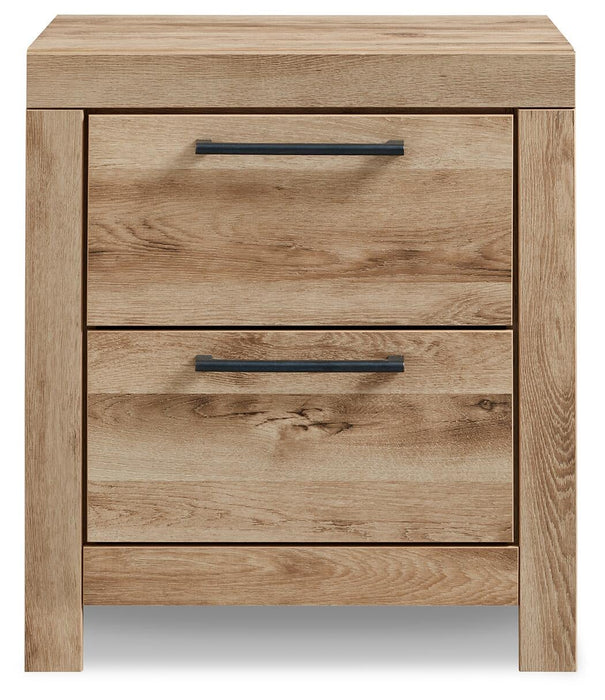 Hyanna Queen Panel Storage Bed with 2 Under Bed Storage Drawer, Dresser, Mirror, Chest and Nightstand