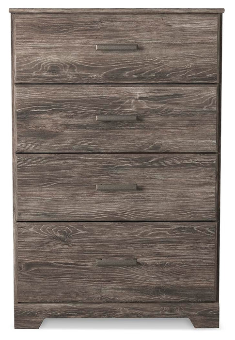 Ralinksi King Panel Bed, Dresser, Mirror, Chest and Nightstand
