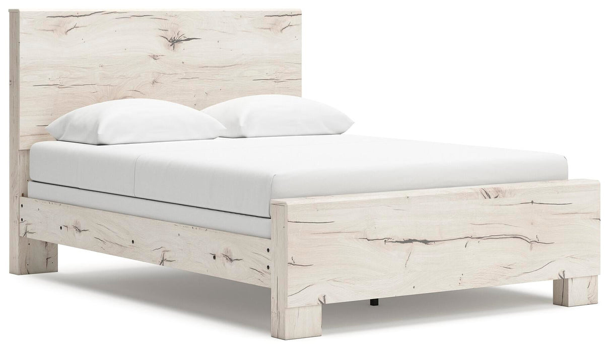 Lawroy Queen Panel Bed, Dresser and Mirror
