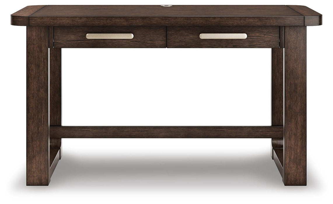 Ashley Express - Breckington Home Office Desk with Chair and Storage