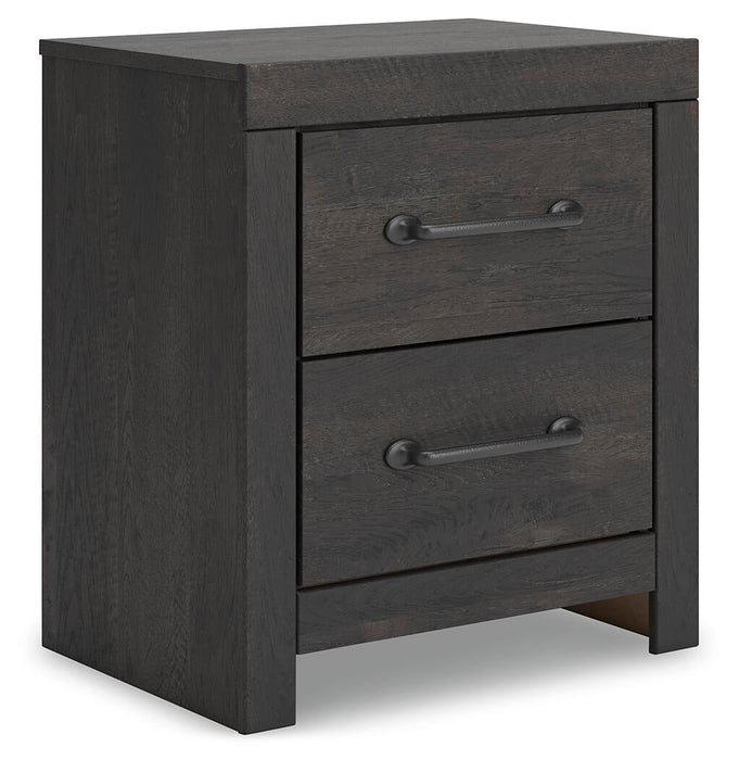 Hollivern Queen Panel Bed, Dresser, Mirror, Chest and Nightstand
