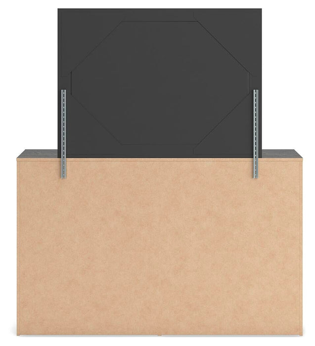 Hollivern Full Panel Bed, Dresser, Mirror and Nightstand