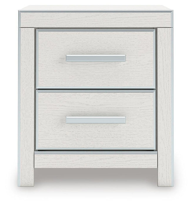 Zuraleus King Upholstered Panel Bed, Dresser, Mirror and Nightstand