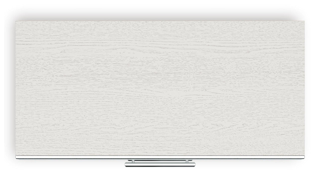 Zuraleus Queen Upholstered Panel Platform Bed, Dresser, Mirror and Nightstand