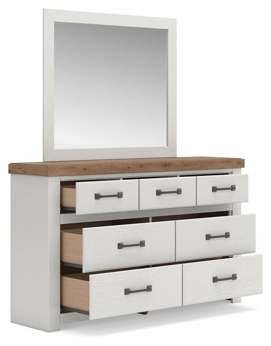 Savonport Twin Panel Storage Bed, Dresser, Mirror, Chest and Nightstand