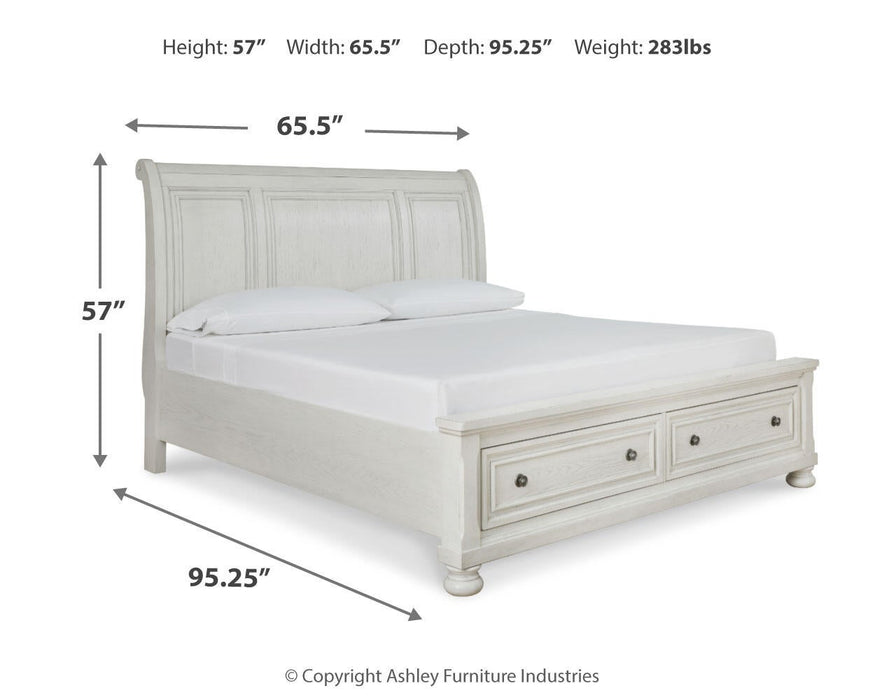 Ashley Express - Robbinsdale Queen Sleigh Bed with Storage