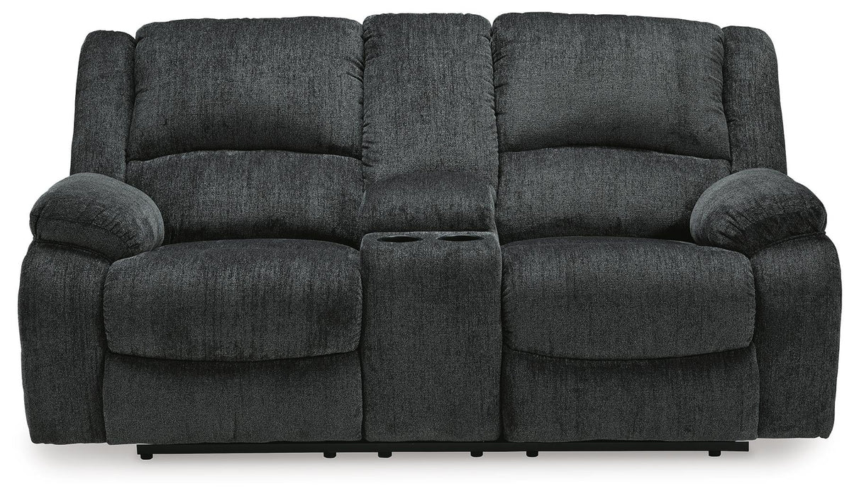 Draycoll DBL Rec Loveseat w/Console