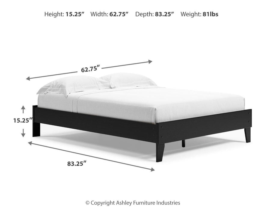 Ashley Express - Finch Queen Platform Bed