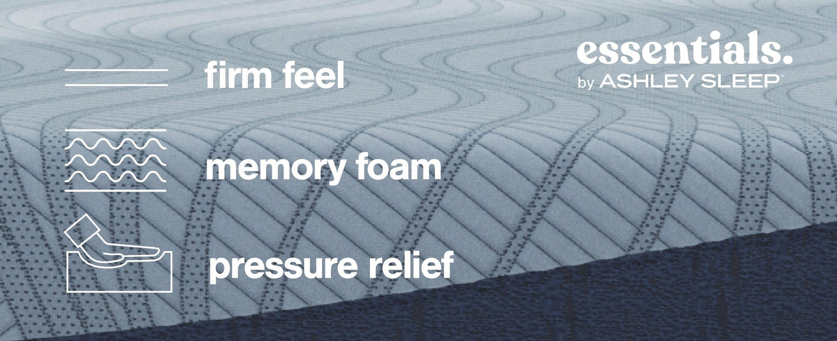 Ashley Express - Peak 2.0 8 Memory Foam  Mattress