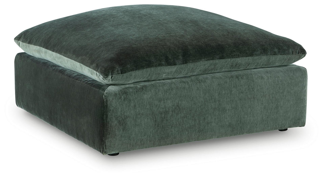 Carriage View Oversized Accent Ottoman