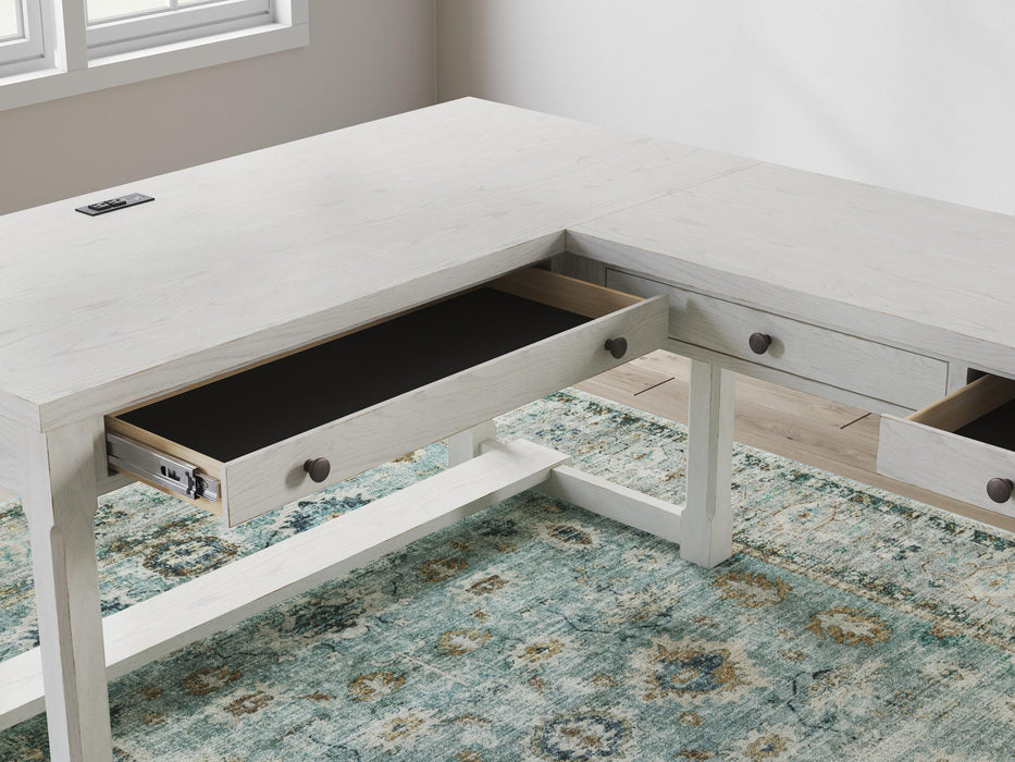 Robbinsdale L-Shaped Home Office Desk