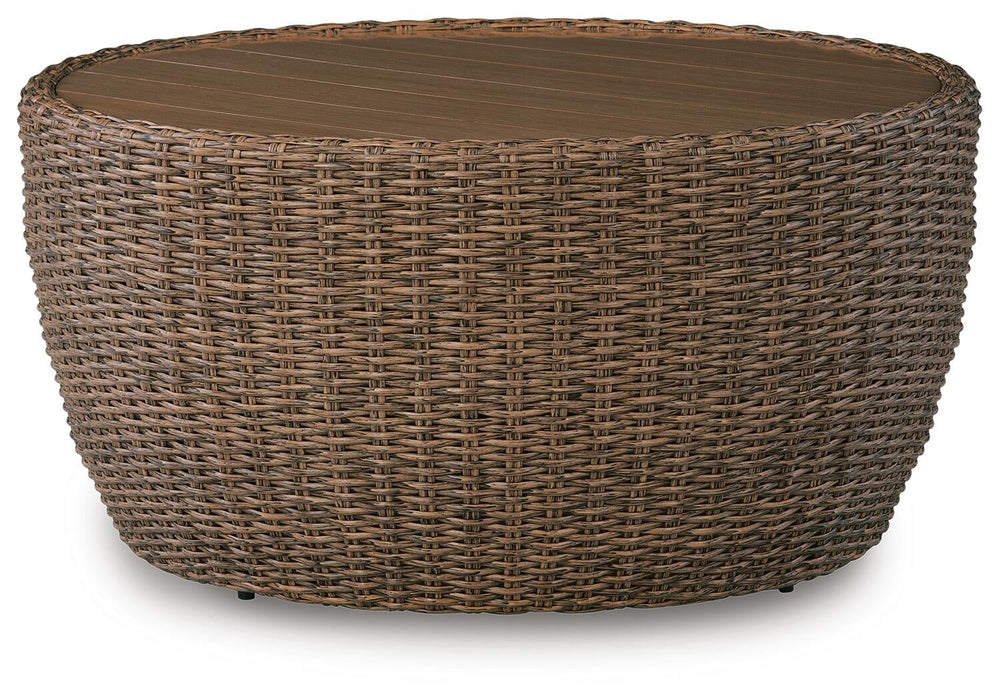 Ashley Express - Double Point Round Cocktail Table