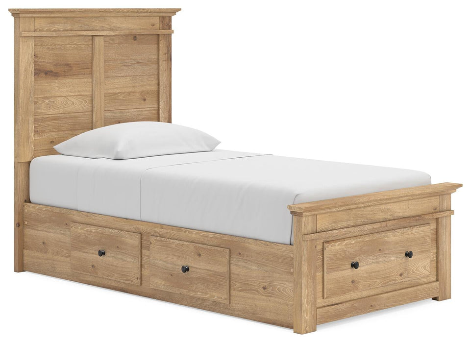 Makidern Twin Panel Storage Bed