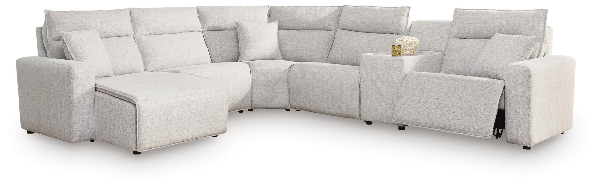 Modmax II 6-Piece Power Reclining Sectional with Chaise and Console