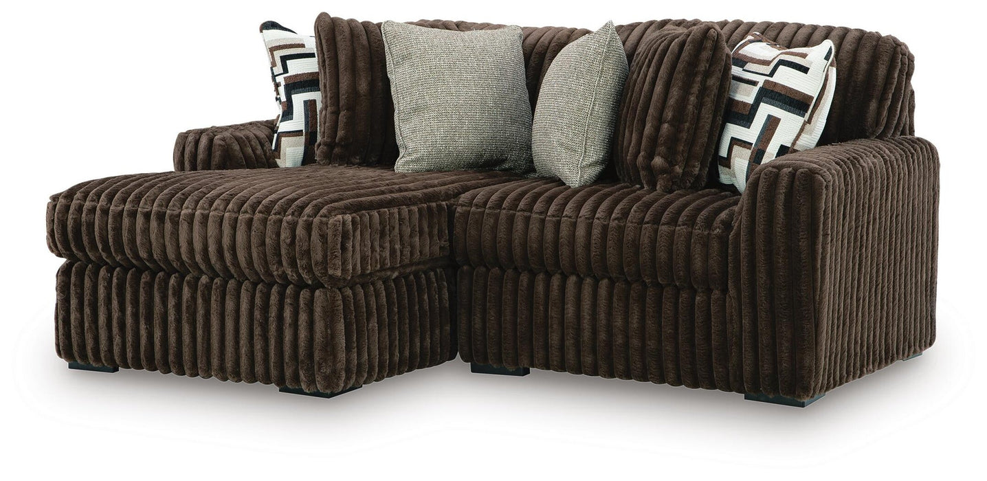 Midnight-Madness 2-Piece Sectional with Chaise