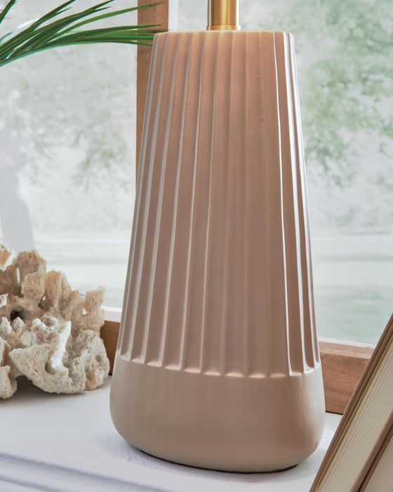 Ashley Express - Dellner Ceramic Table Lamp (1/CN)