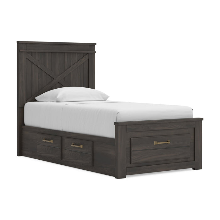 Ashley Express - Vonitta Bay Twin Panel Storage Bed